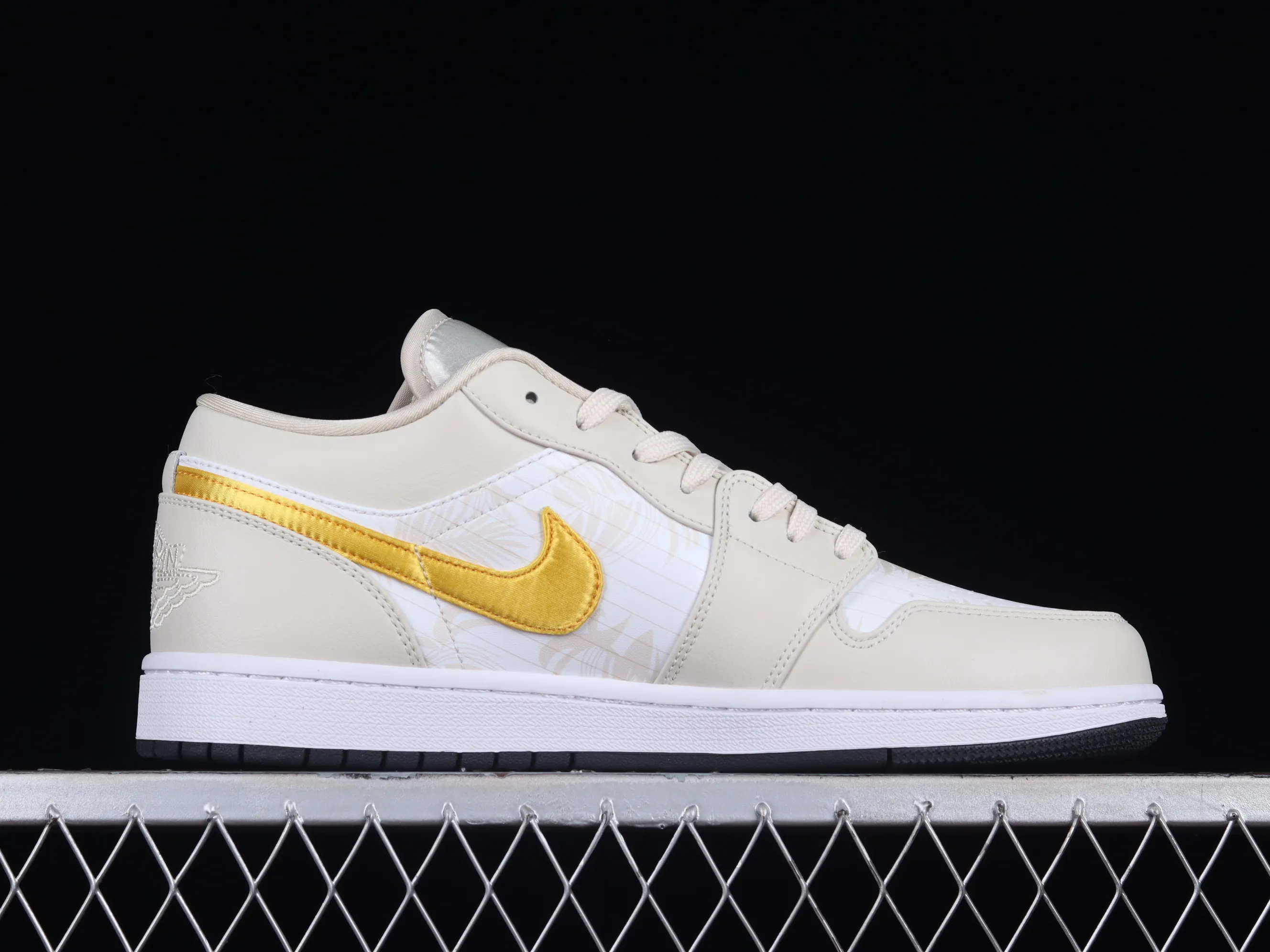 All categories Air Jordan Jordan series basketball shoes Air Jordan 1 Low Air Jordan 1 Low "Amarillo" AJ1 Joe 1 palm leaf low-top cultural and casual sneakers CK3022-107